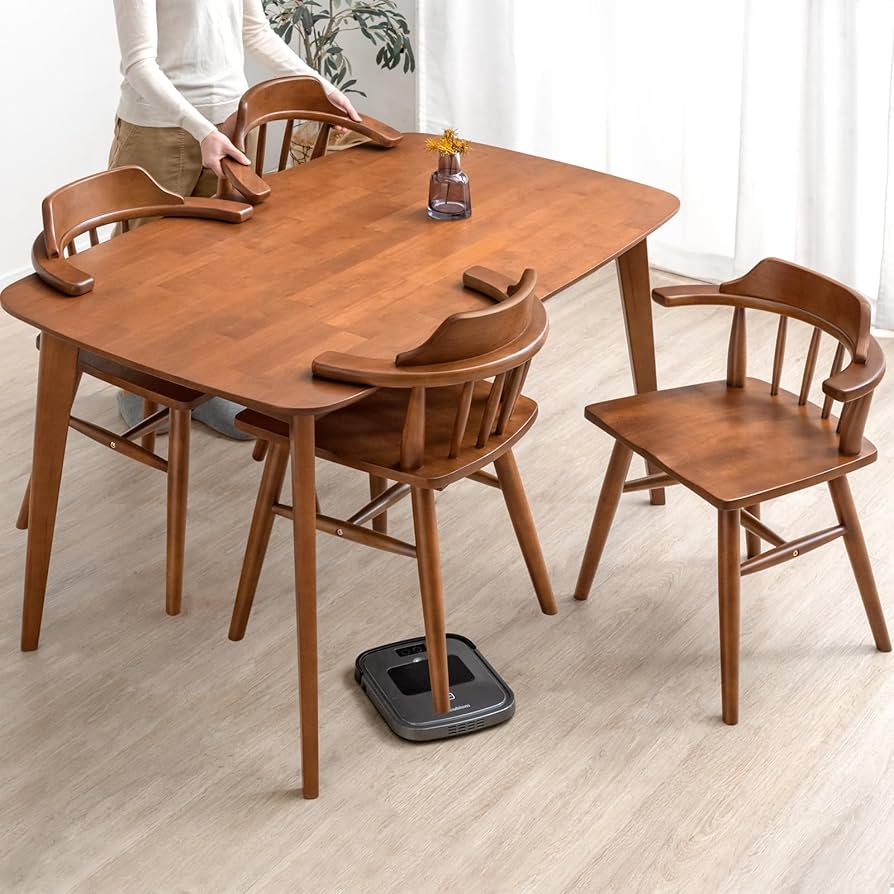 5点セット】 無垢 ダイニングテーブル ウィンザーチェア